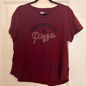 Prosecco and Pizza t-shirt